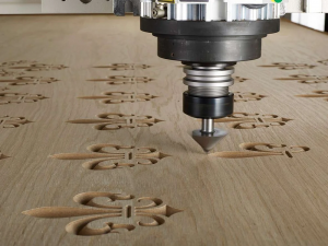 A CNC router in action!